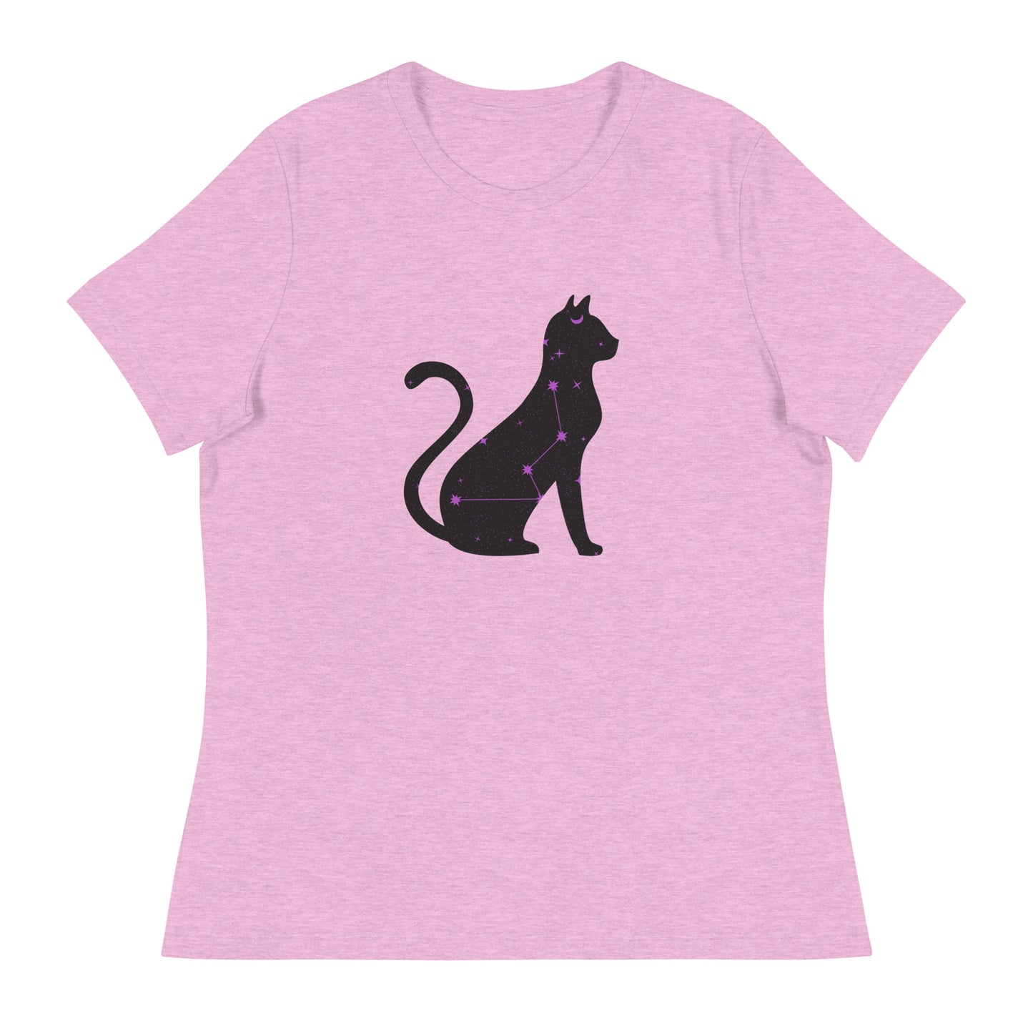 Celestial Cat Women's Relaxed T-Shirt