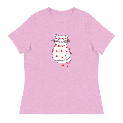 Wrapped in Love Kitty Women's Relaxed T-Shirt