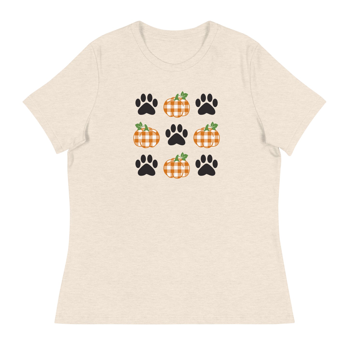 Pumpkins & Paws Women's Relaxed T-Shirt