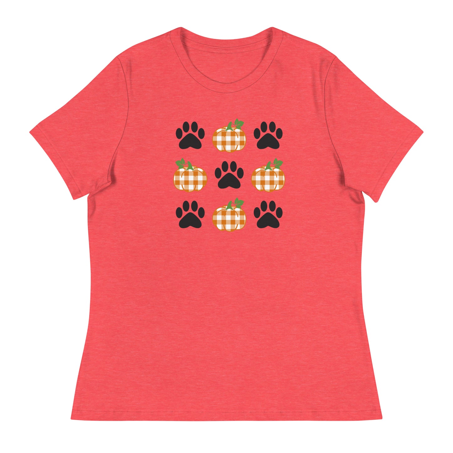 Pumpkins & Paws Women's Relaxed T-Shirt