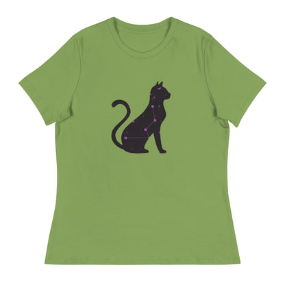 Celestial Cat Women's Relaxed T-Shirt