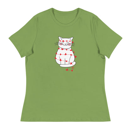 Wrapped in Love Kitty Women's Relaxed T-Shirt