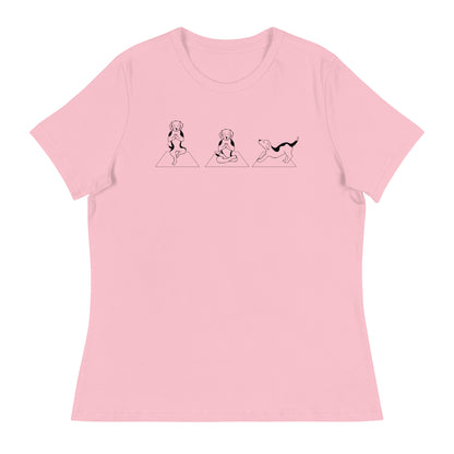 Dog Yoga Pose Relaxed T-Shirt