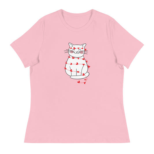 Wrapped in Love Kitty Women's Relaxed T-Shirt