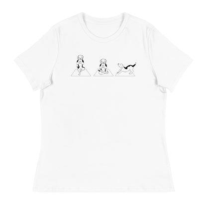 Dog Yoga Pose Relaxed T-Shirt