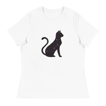 Celestial Cat Women's Relaxed T-Shirt