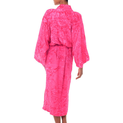 Crimson Destiny Women's Batik Robe