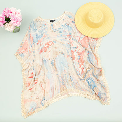 Living Marbleous Chiffon Kaftan