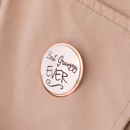 We Love Grandma Pin