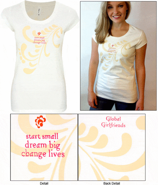 Start Small, Dream Big, Change Lives Swirl Tee