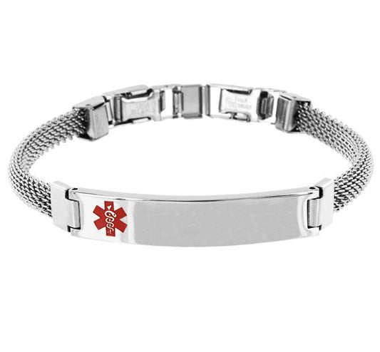 Mesh Medic Alert Bracelet