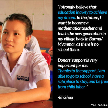 Donation - Protect & Feed Burma's Schoolchildren