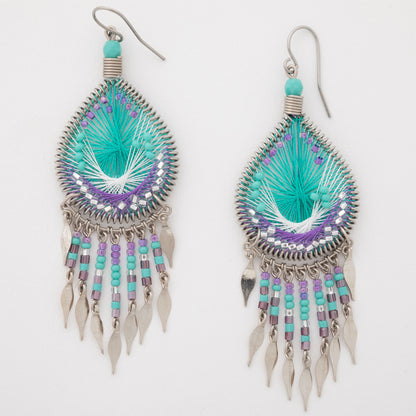 Dazzling Chandelier Thread Earrings