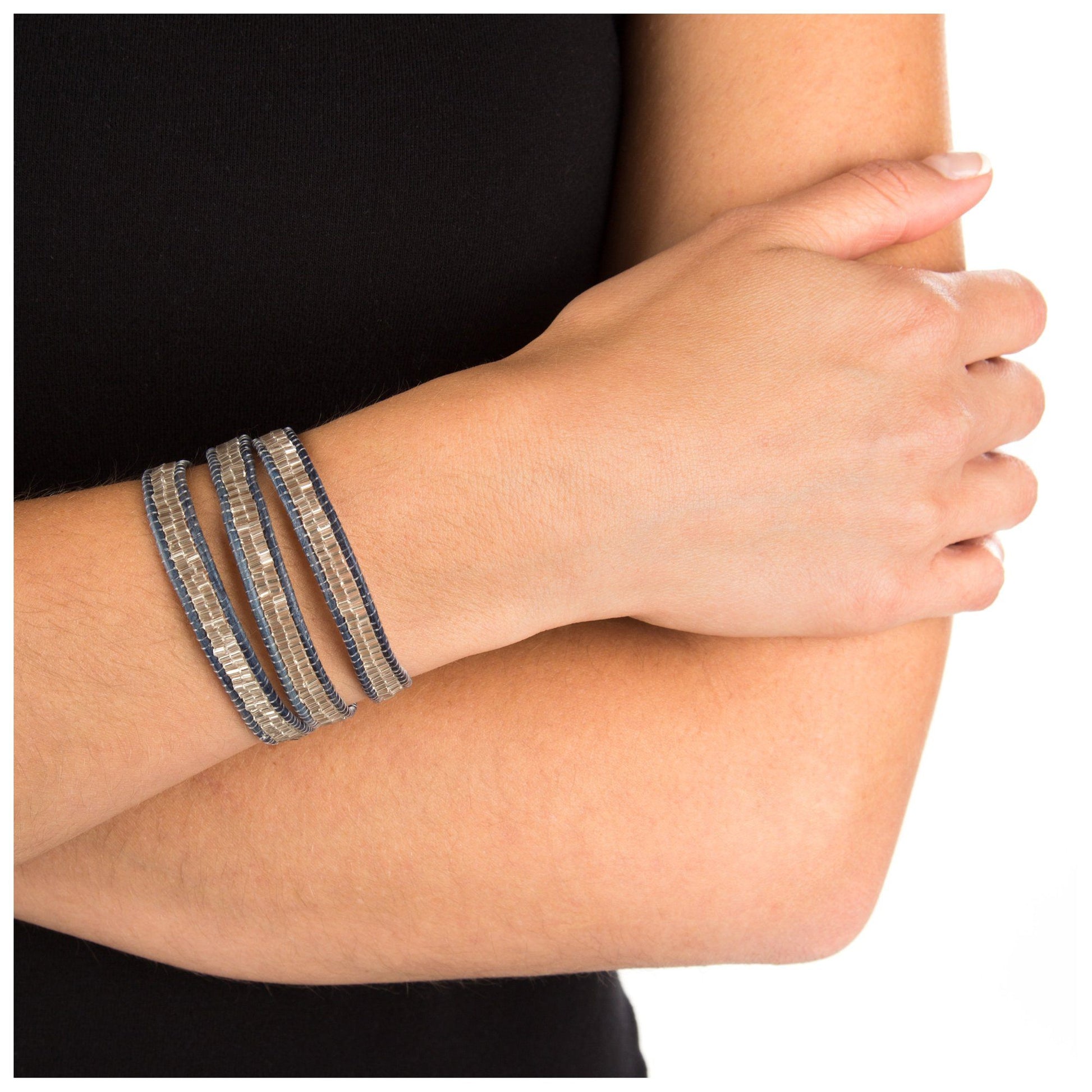 Sasa Shine On 3x Wrap Bracelet