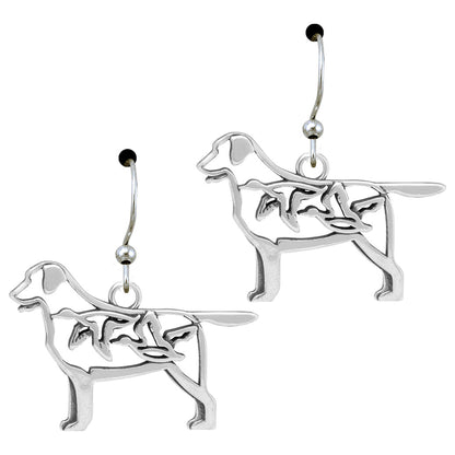 Recycled Sterling Dog Breed Earrings