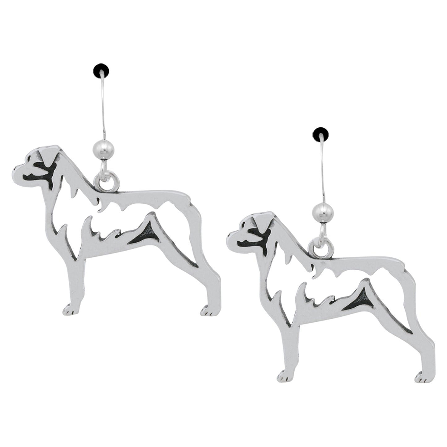 Recycled Sterling Dog Breed Earrings