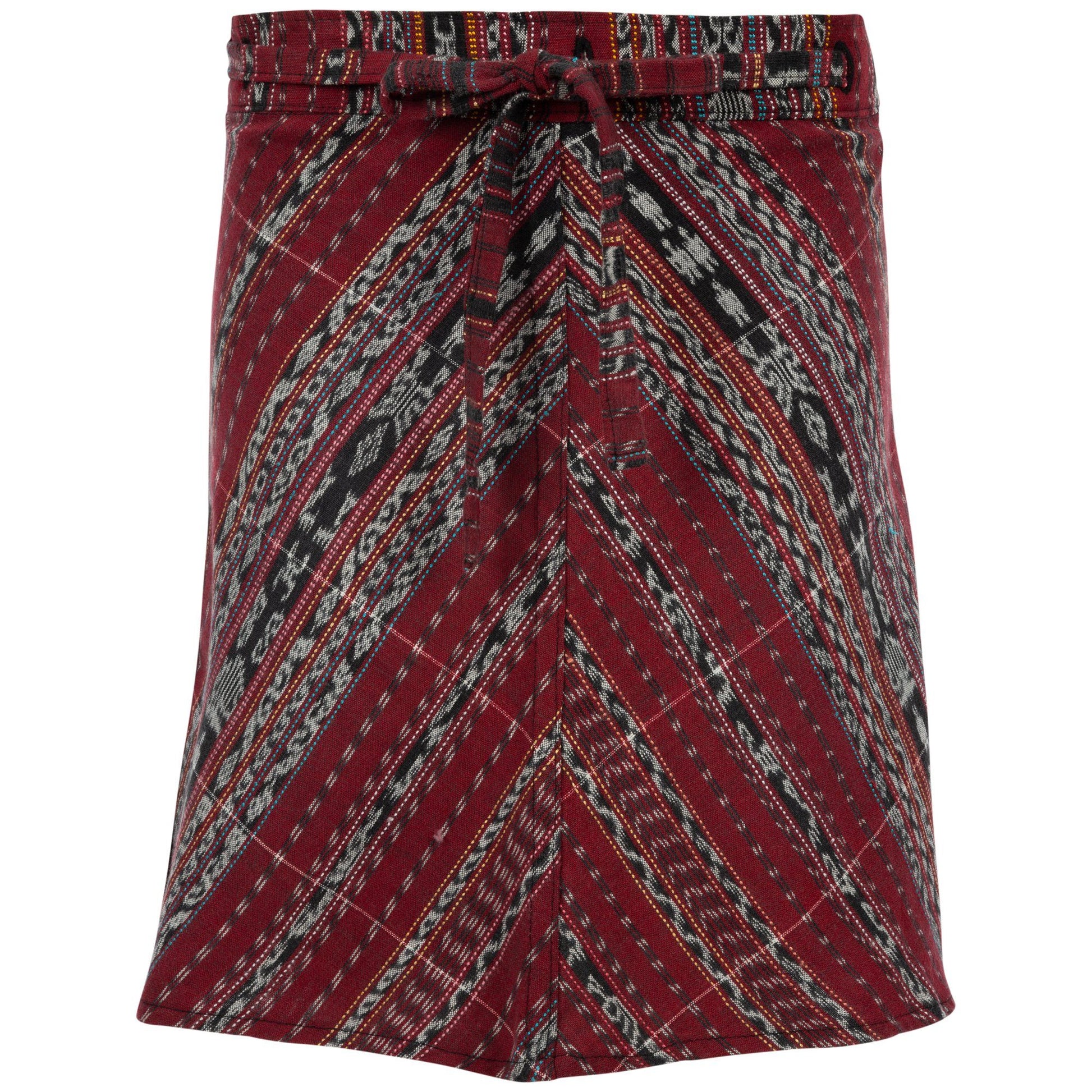 Guatemalan Wrap Mini Skirt