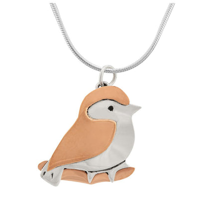 Love Bird Sterling Silver Necklace