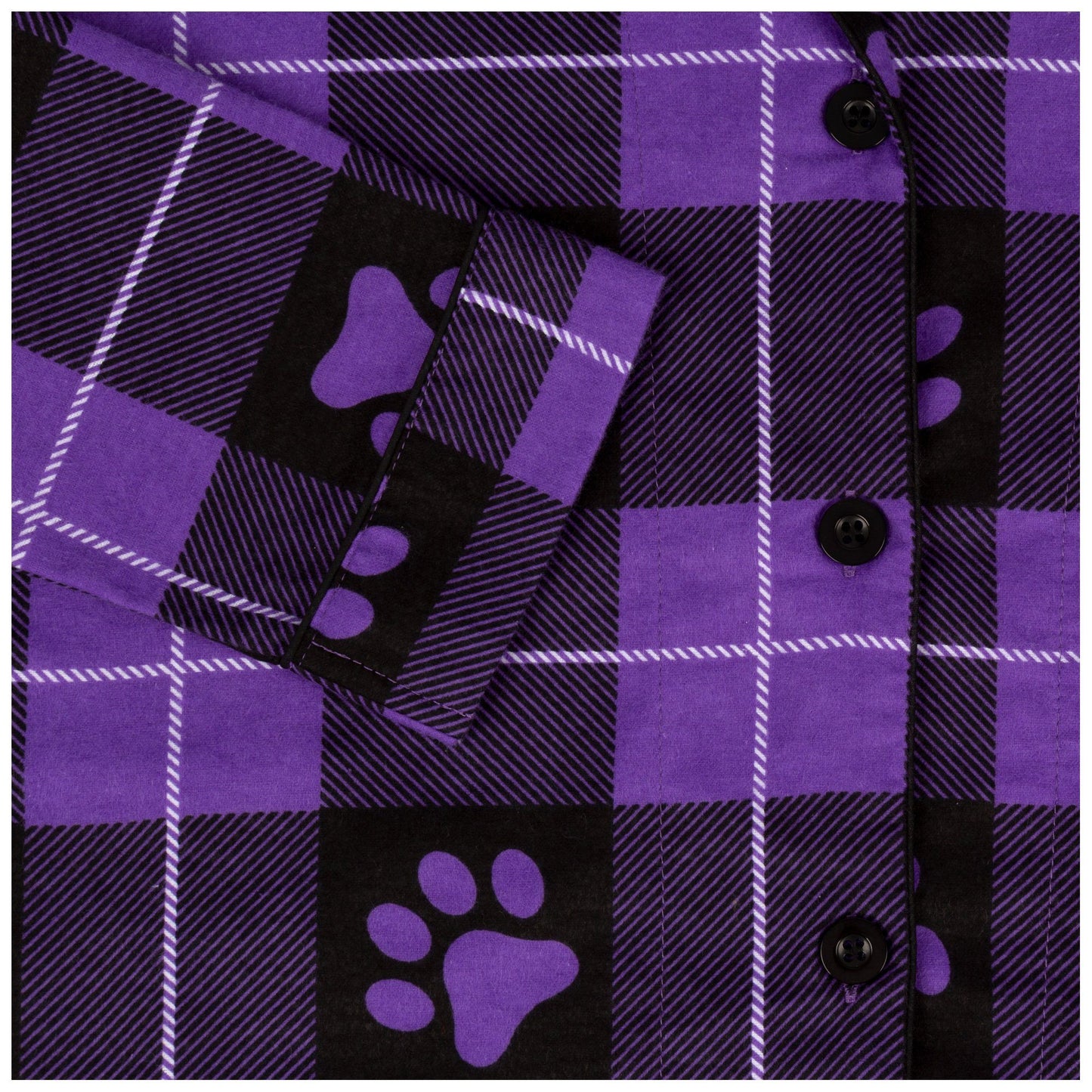 Flannel Paws Pajama Set