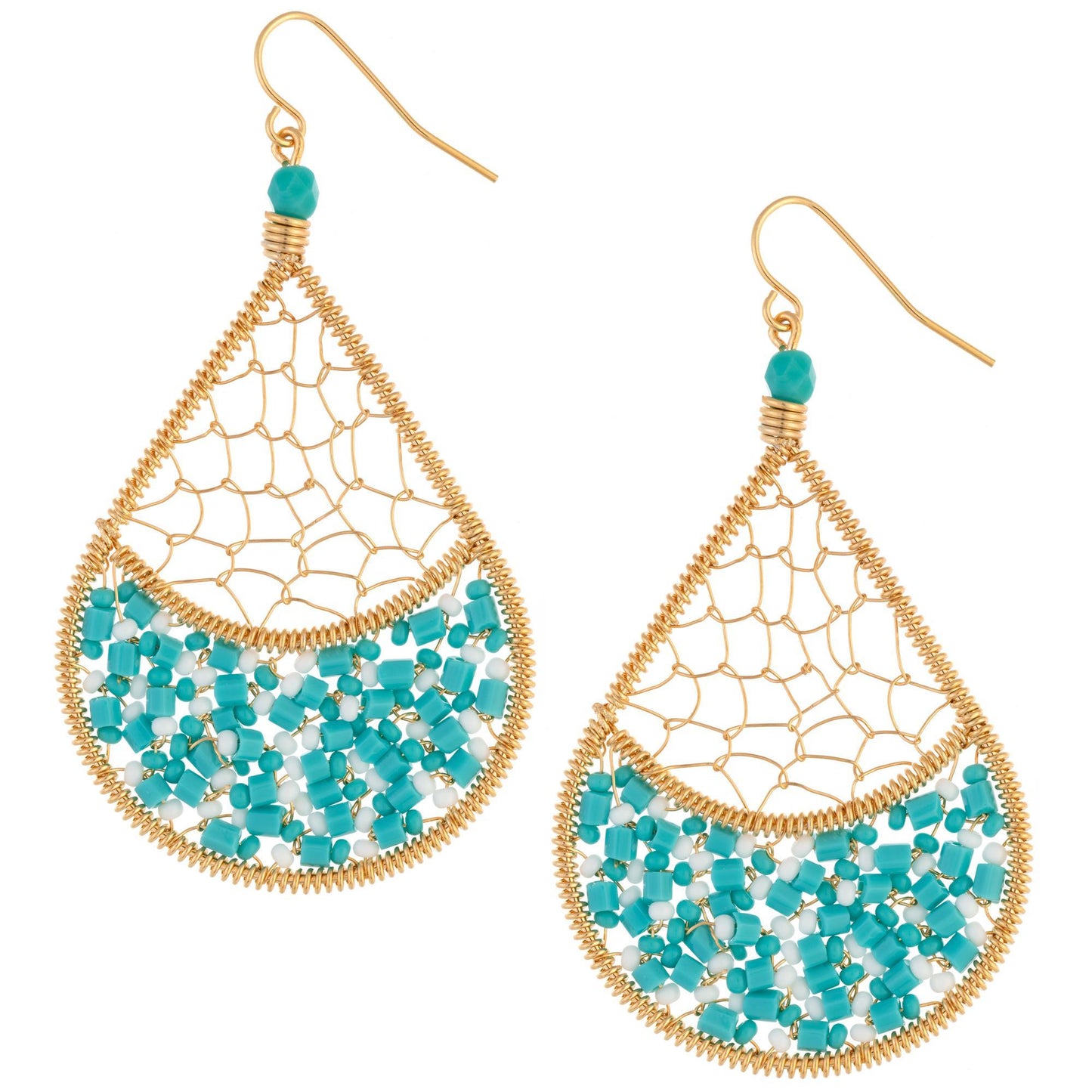 Threads & Beads Gold-Plated Earrings