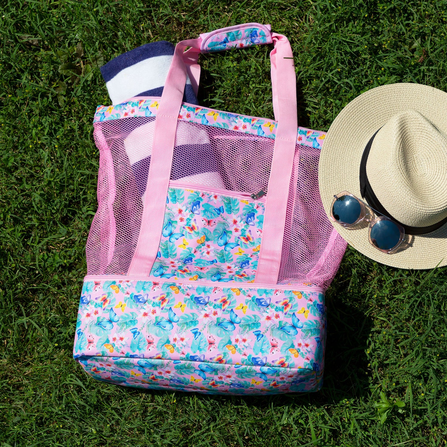 Floral Delight Butterfly Cooler Bag