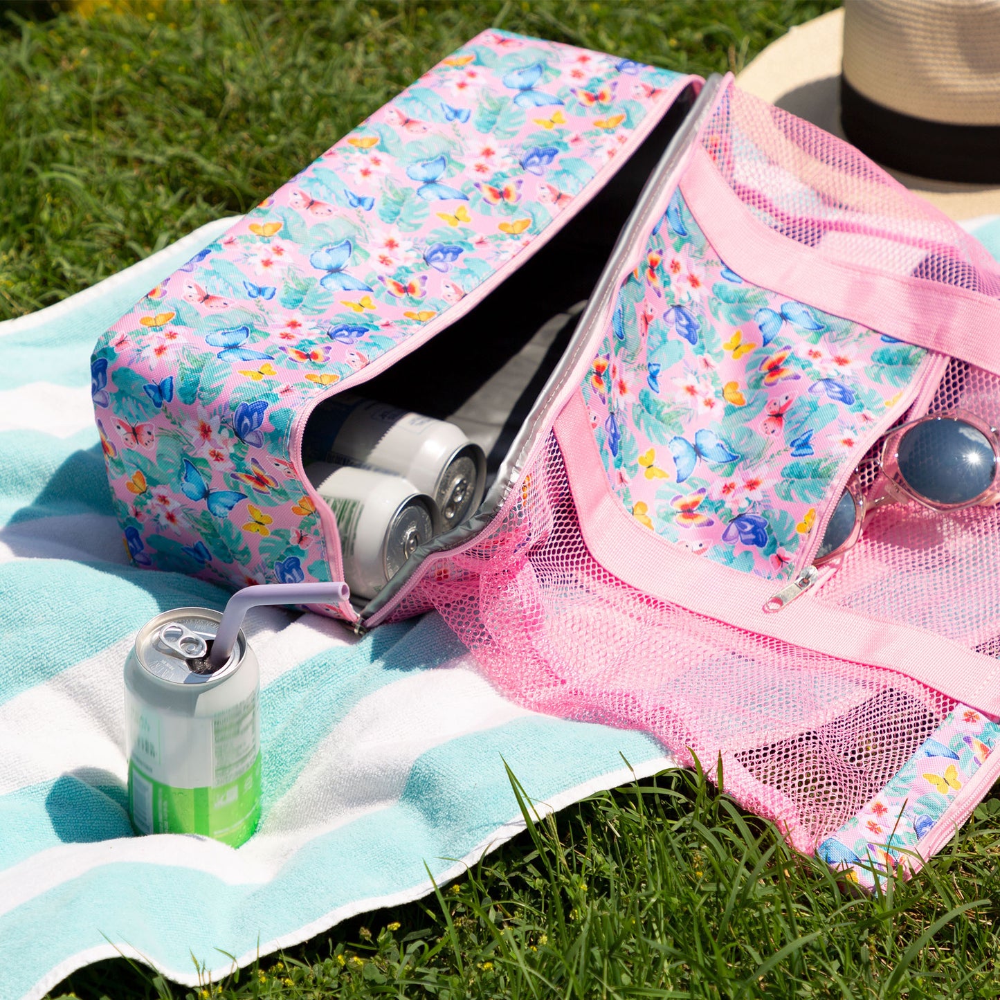 Floral Delight Butterfly Cooler Bag