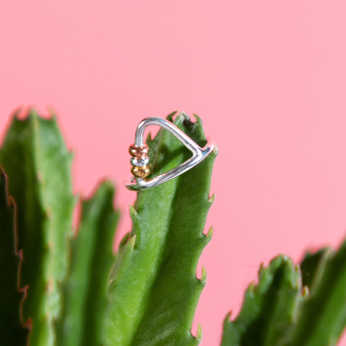 Up & Over Sterling Silver Fidget Ring