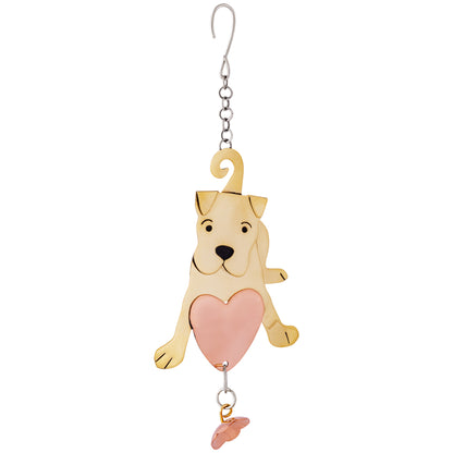 Puppy Mixed Metal Ornament