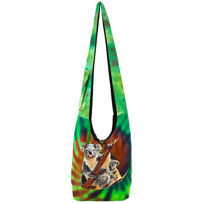 Koala Tie-Dye Hobo Bag