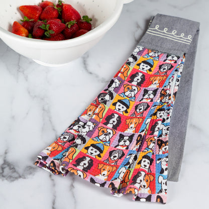 Pet Portrait Kitchen Towel Boa