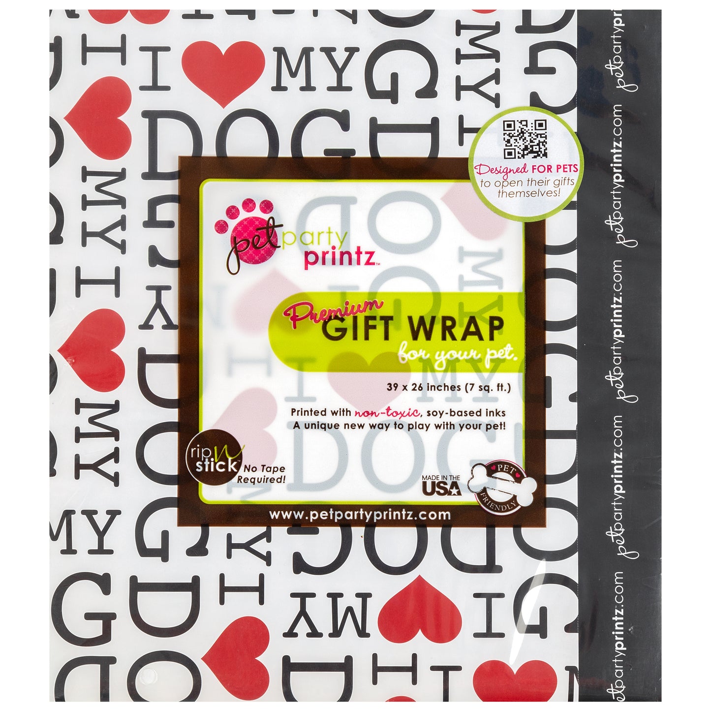 Pet Party Printz&trade; Birthday Gift Wrap