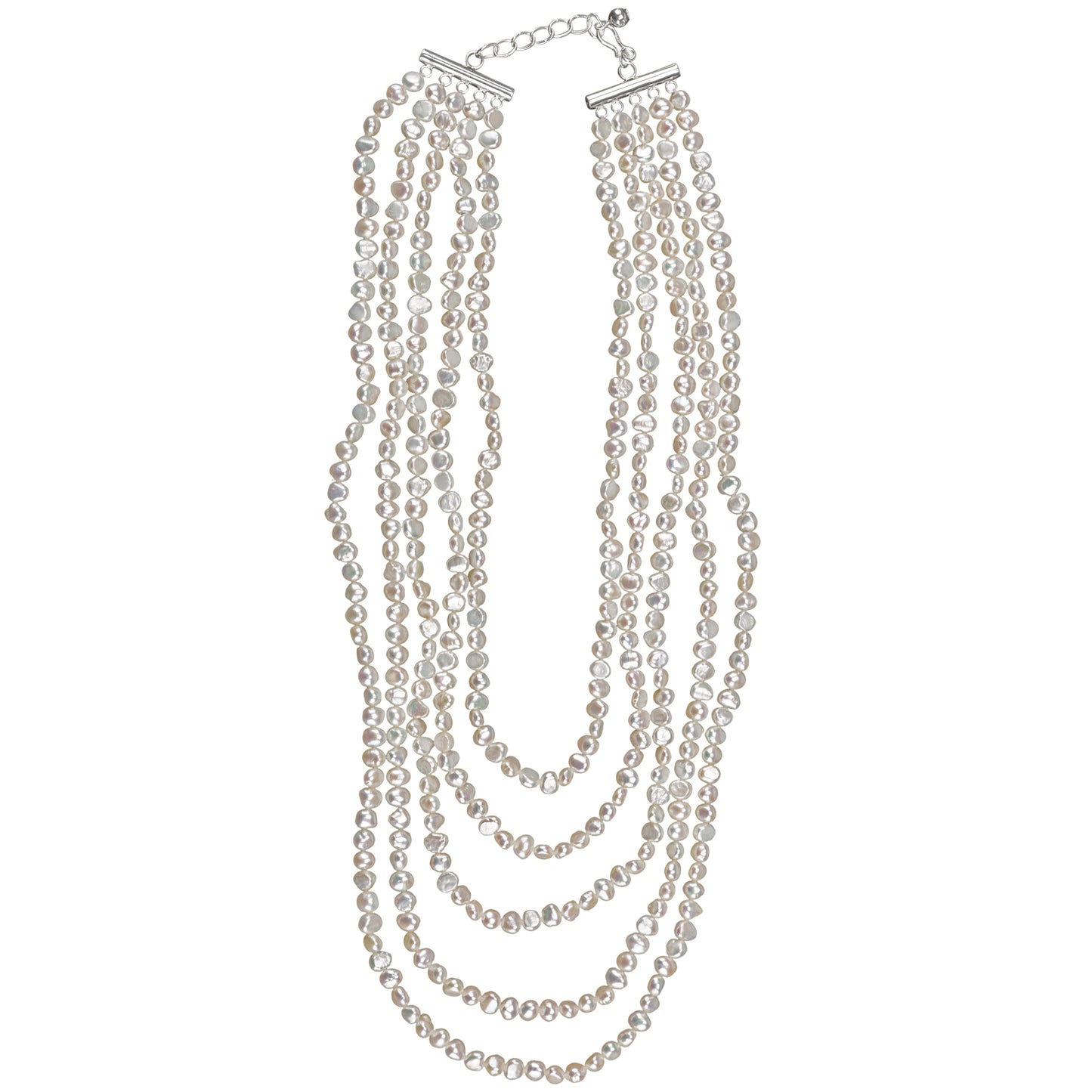 Five Strand Pearl Necklace