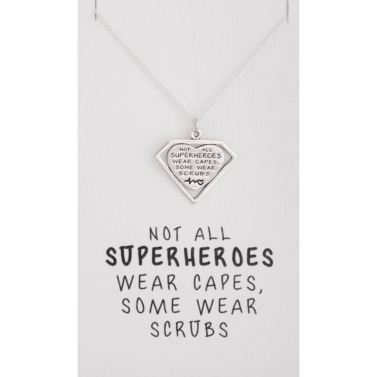 Not All Superheroes Wear Capes Necklace