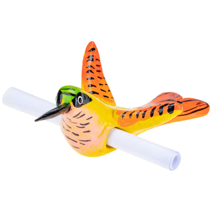 Painted Hummingbird Messenger Figurine