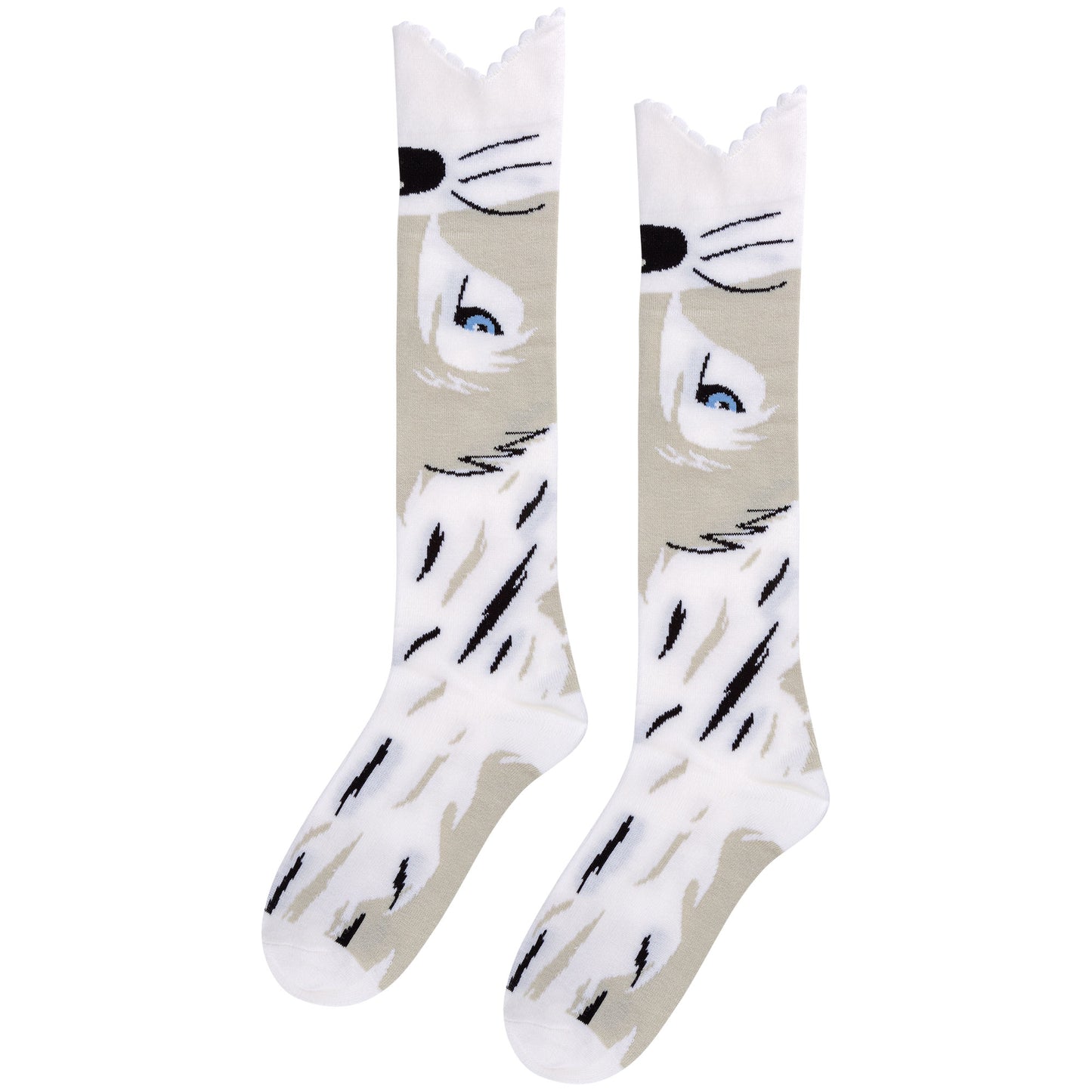 Wolf Knee High Socks