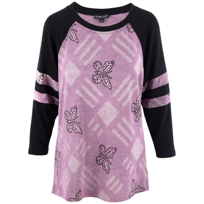 Butterflies & Diamonds Jersey Top