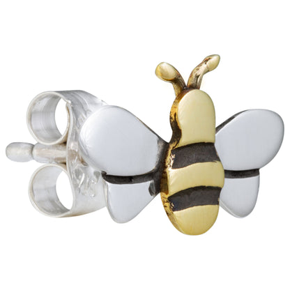 Honey Bee Sterling Post Earrings