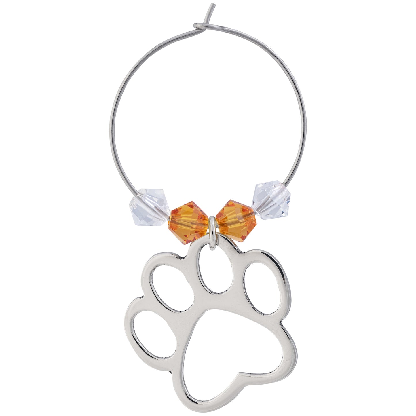 Paw Prints Wine Charms - Set of 4