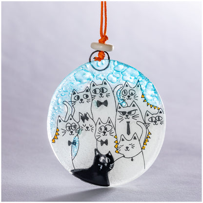 All Over Pets Recycled Glass Ornament