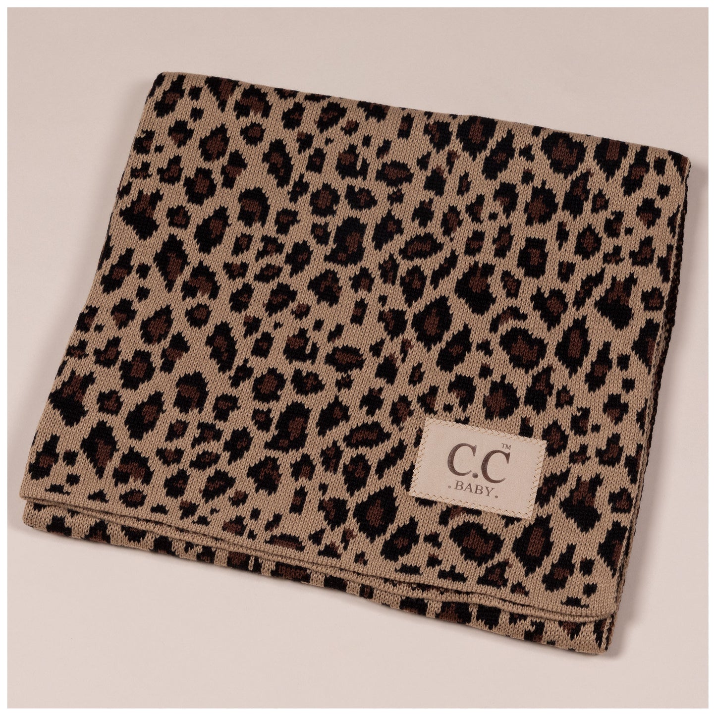 C&C&trade; Home Leopard Knit Baby Blanket