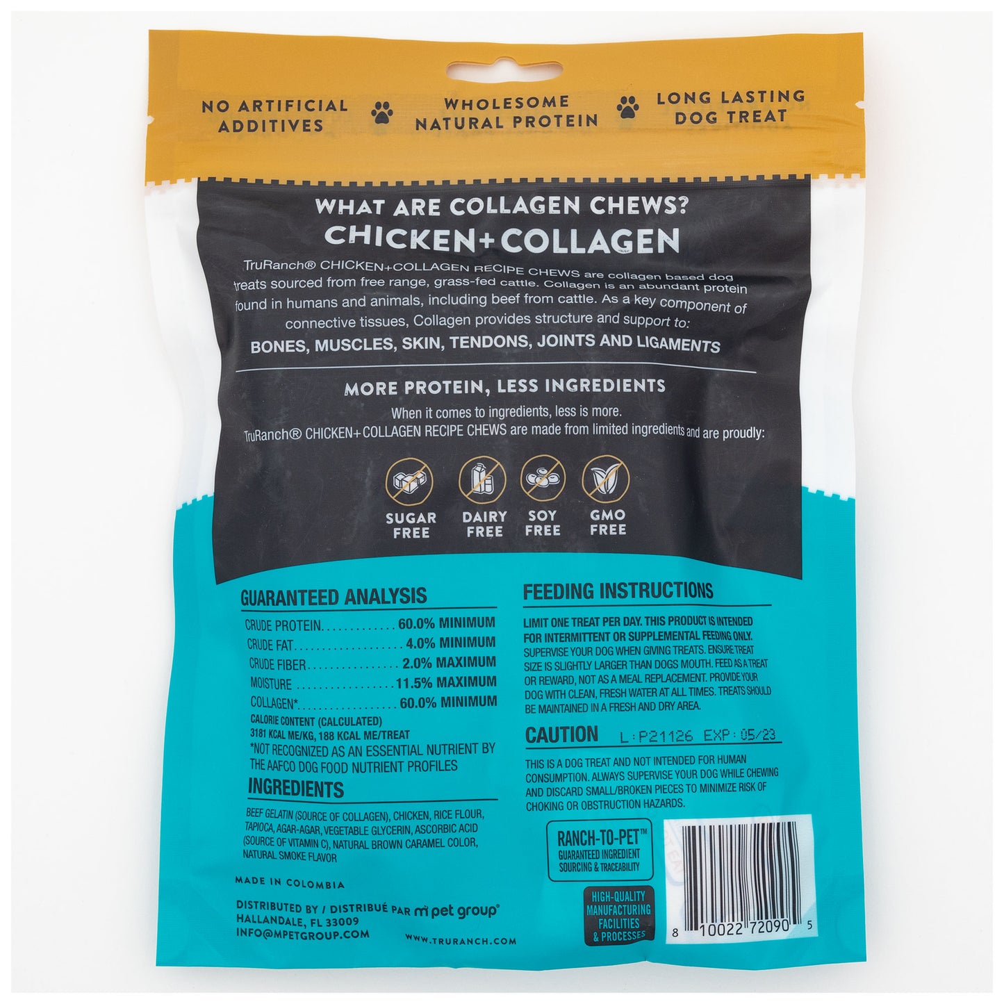 TruRanch&reg; 6-inch Collagen Roll - 4 Pack