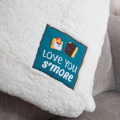 Cozy Fun Plush Sherpa Fleece Blanket - 45-inch x 50-inch