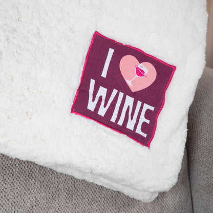 Cozy Fun Plush Sherpa Fleece Blanket - 45-inch x 50-inch