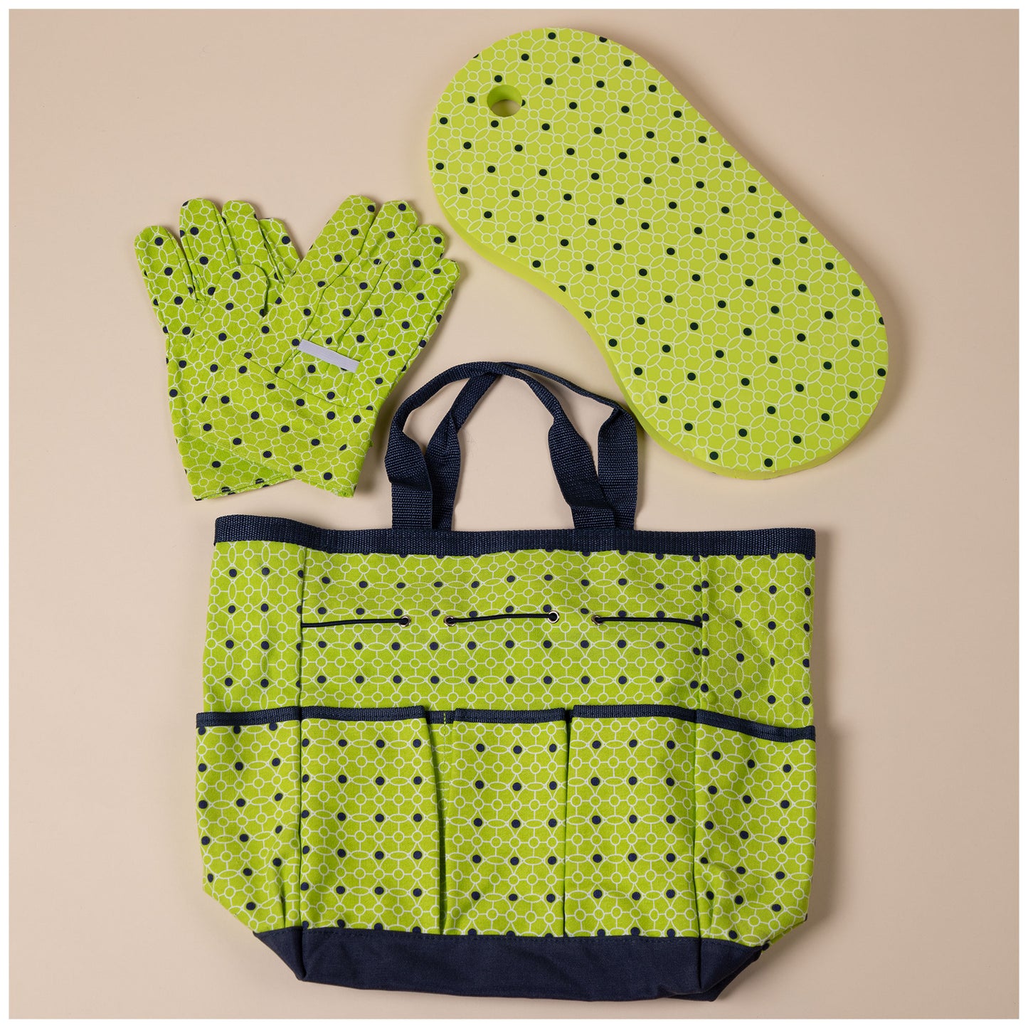 Green Trellis 3-Piece Set Gardening Bag