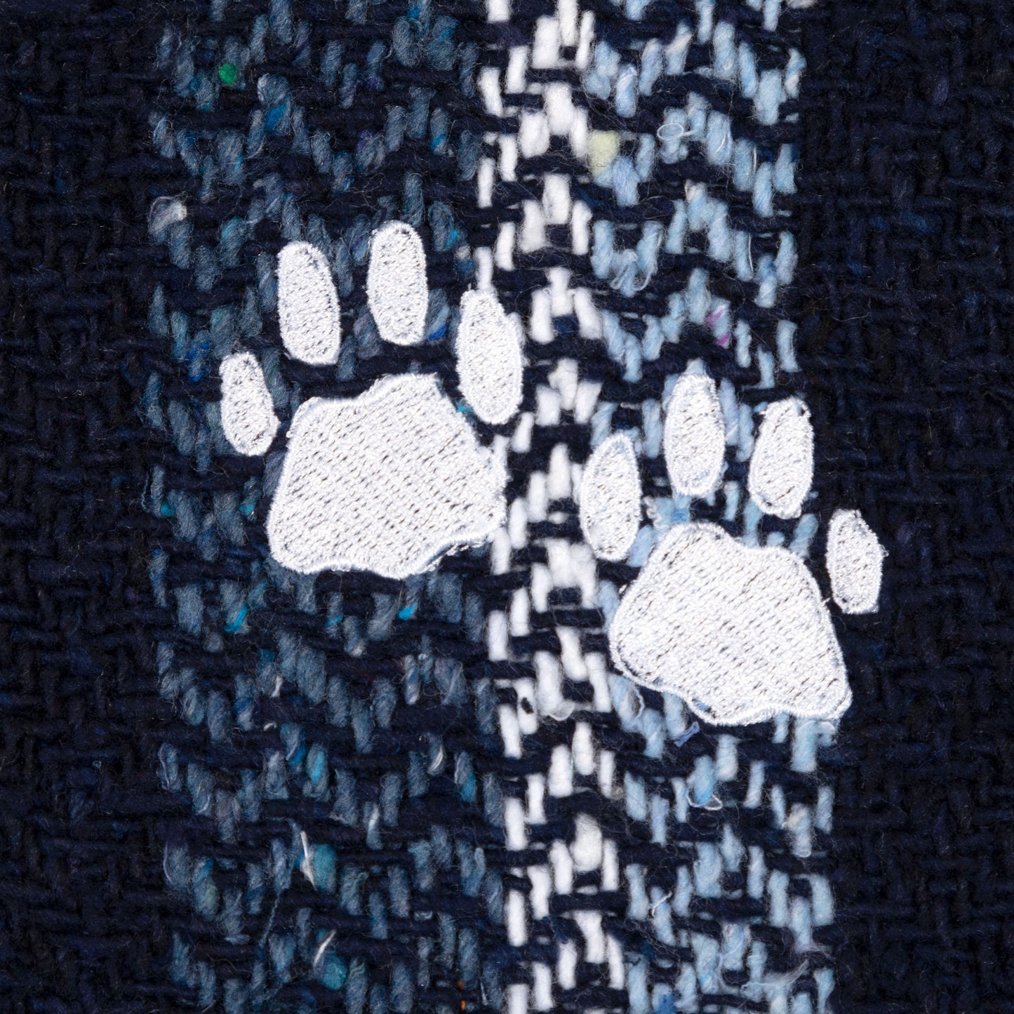 Recycled Fiber Paw Print Baja Pullover