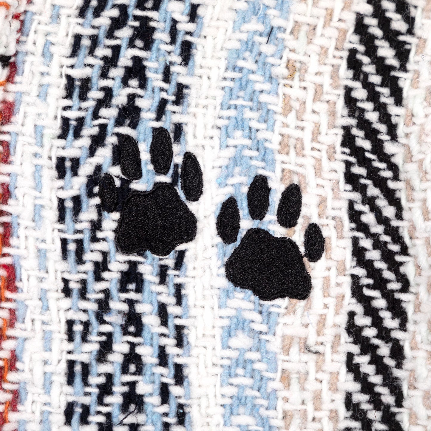 Recycled Fiber Paw Print Baja Pullover