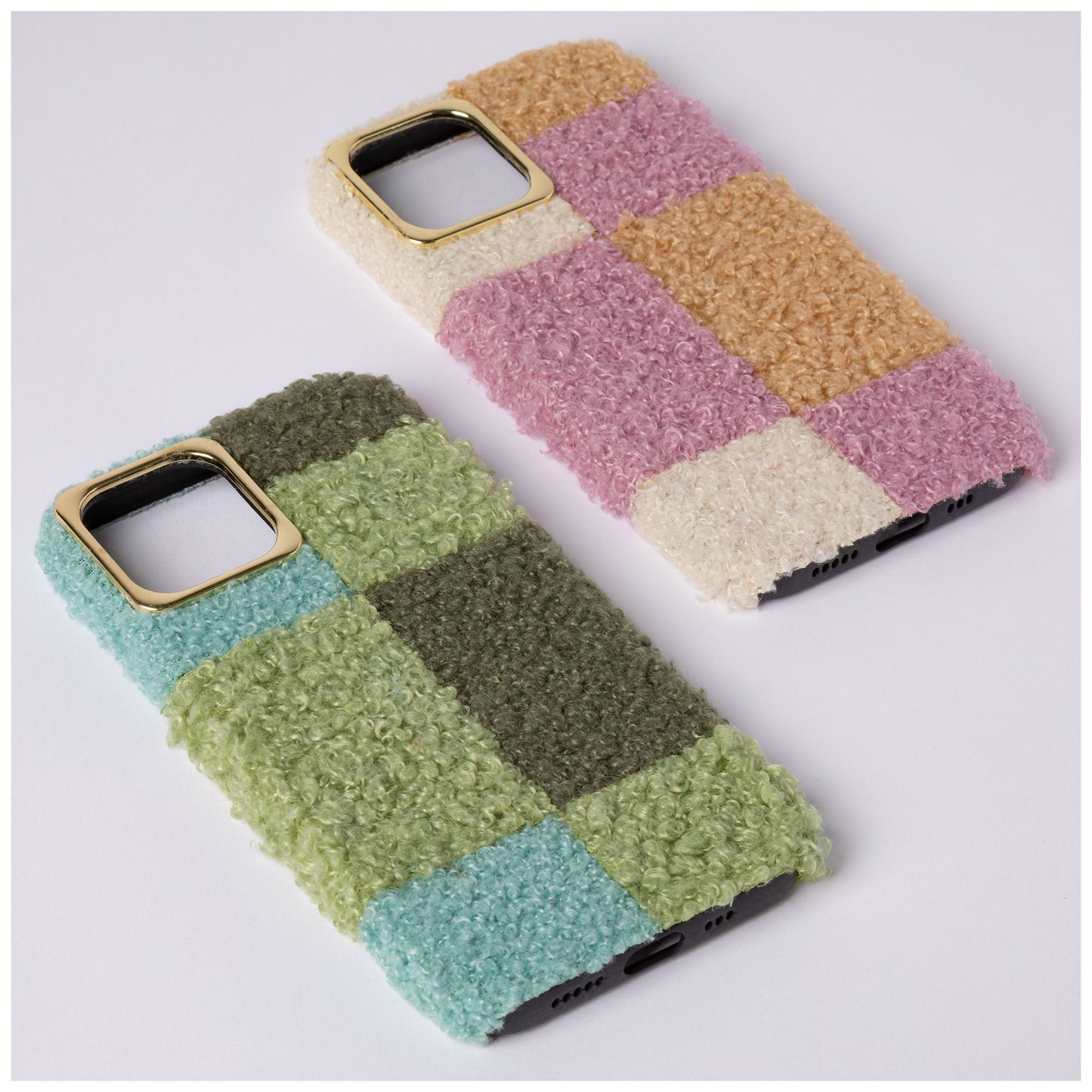 Plush Geometric iPhone 12 Cover