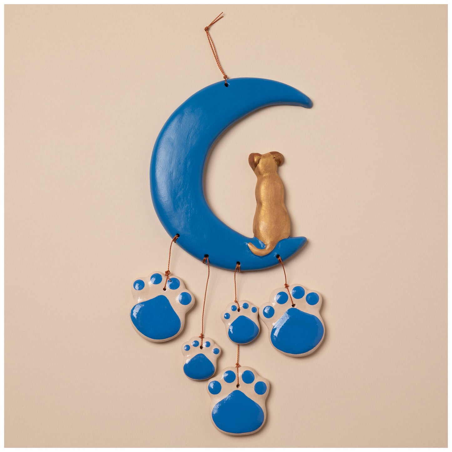 Pet Moonlight Ceramic Wind Chime