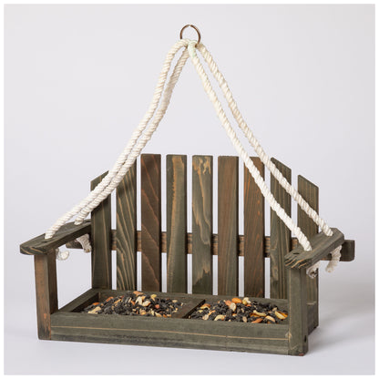 Hanging Bench Bird & Squirrel Feeder