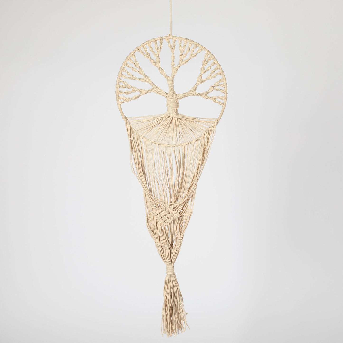 Tree of Life Macrame Hanging Plant Holder